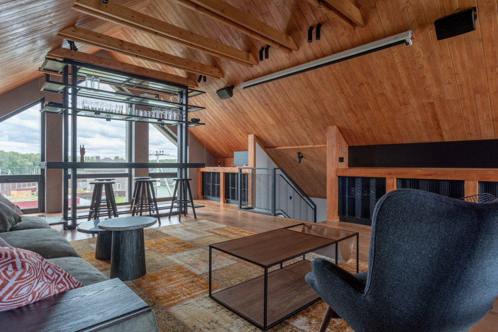 Лофт с сетчатым баром