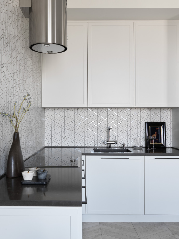 Лаконичная квартира в ЖК "Пресня Сити"