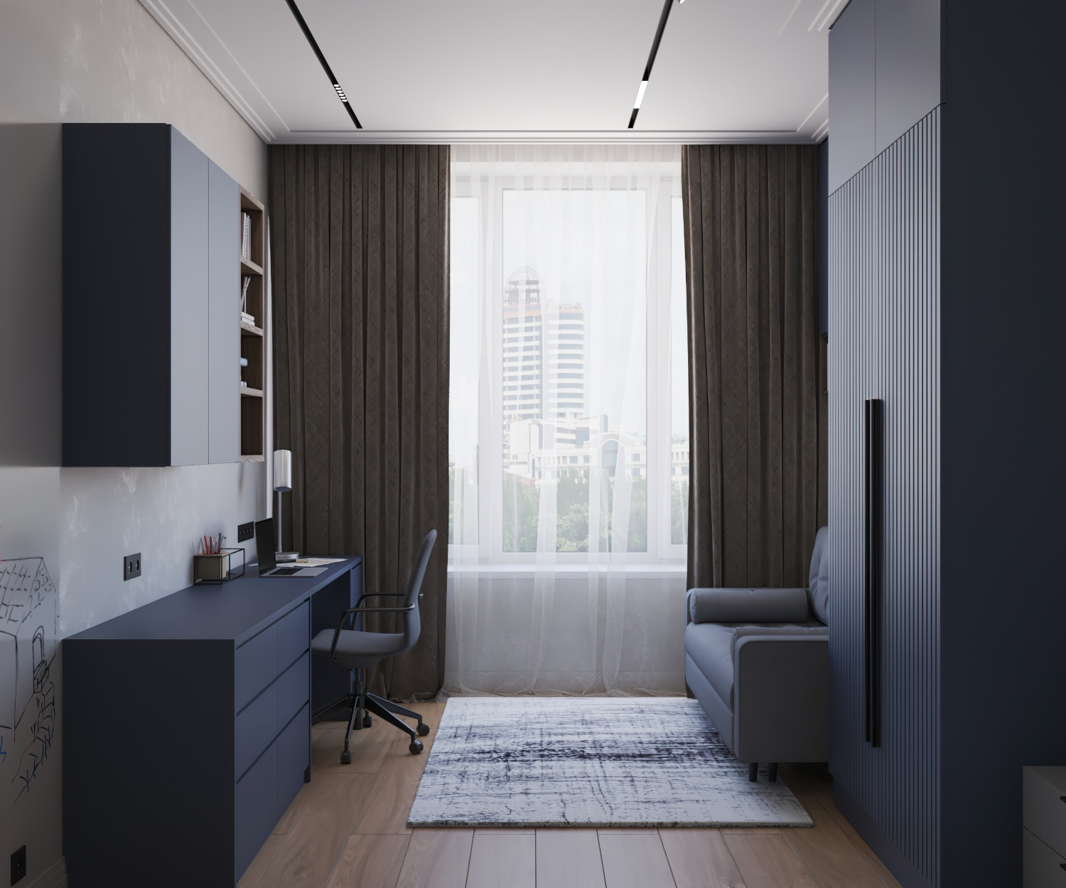 Проект Квартиры 90 м в Клубном Доме VITALITY