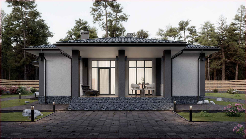 Одноэтажный дом в европейском стиле "ЗС 231-24"