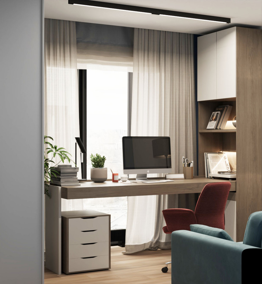 Двухкомнатная квартира в современном стиле.