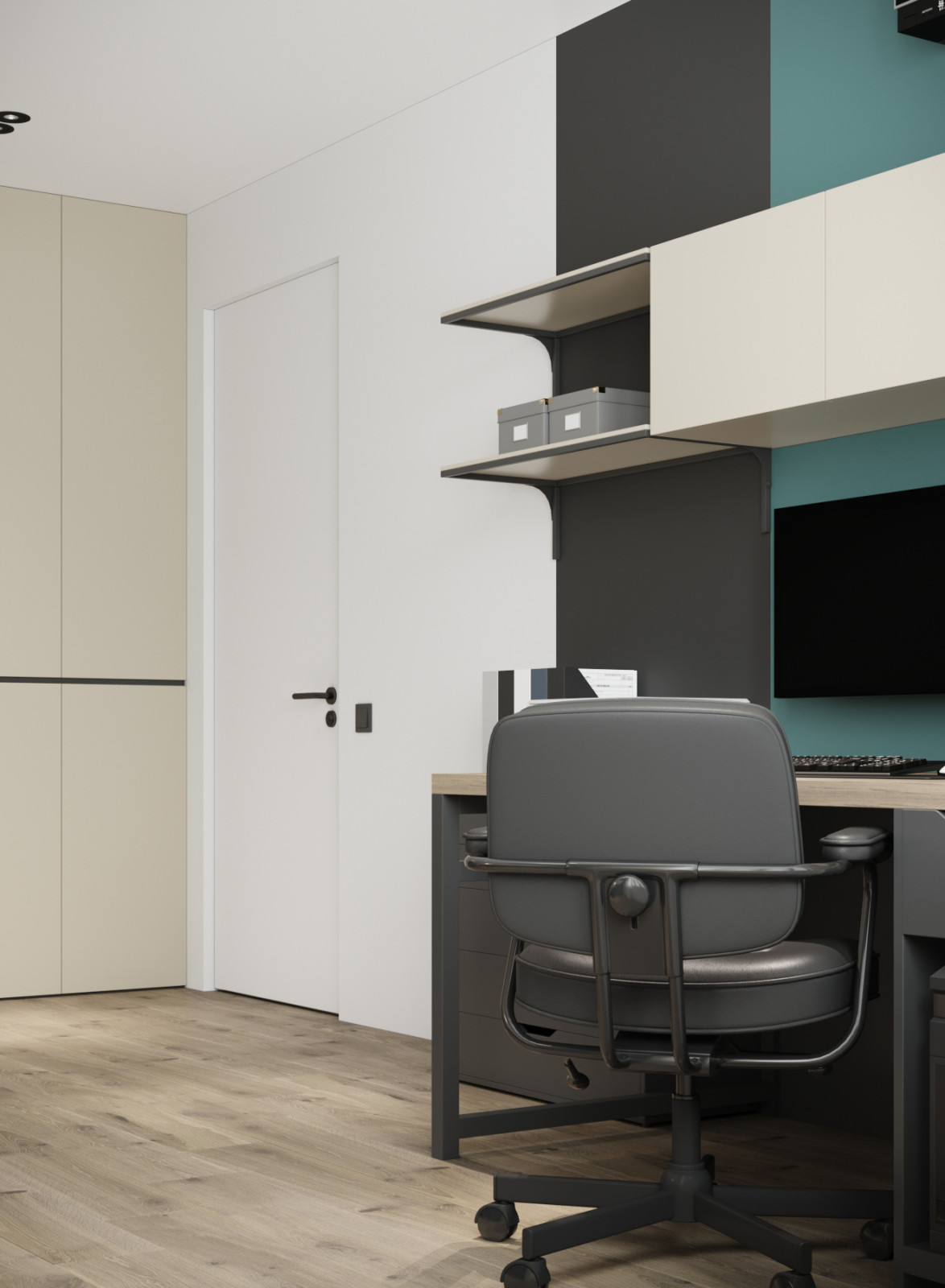 Дизайн-проект квартиры на Авиаторской 72,15 кв.м