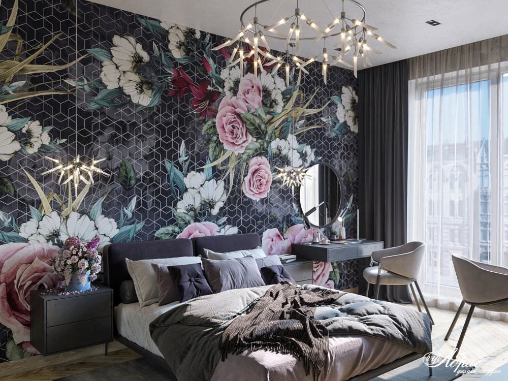 Дизайн интерьера трехкомнатной квартиры в ЖК Атлант (ул.Склизкова)