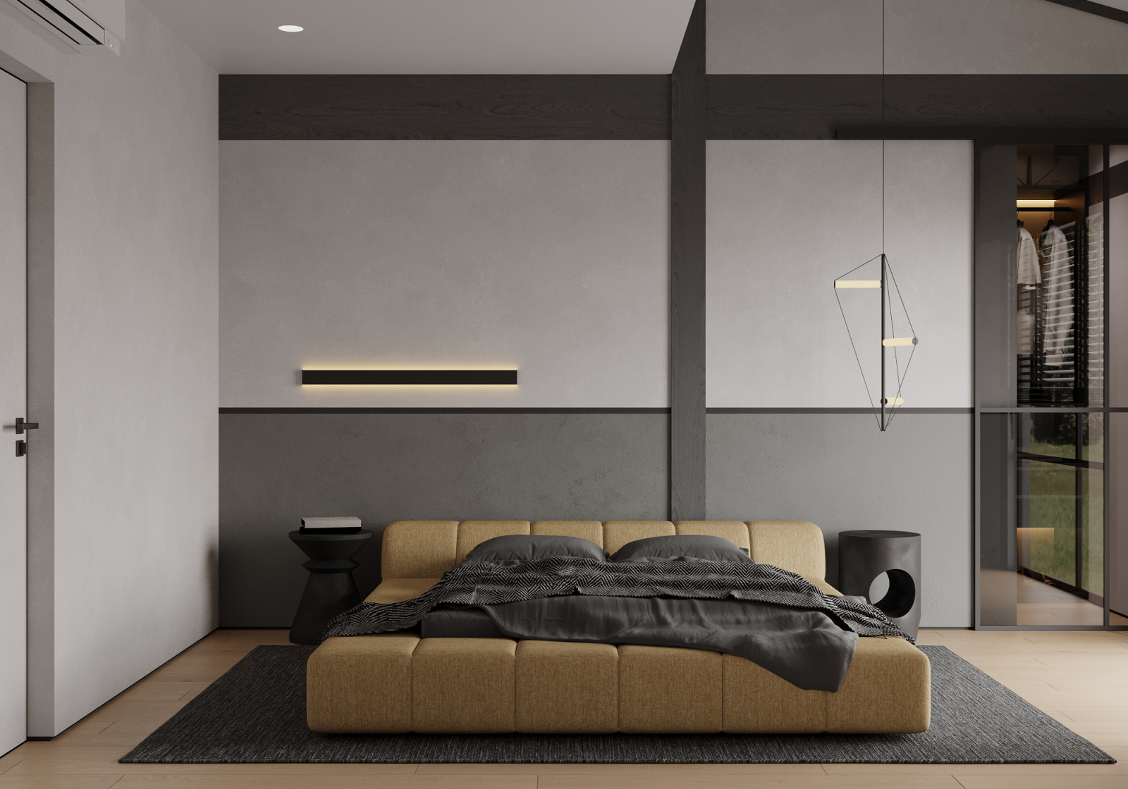 Мастер - спальня с гардеробной