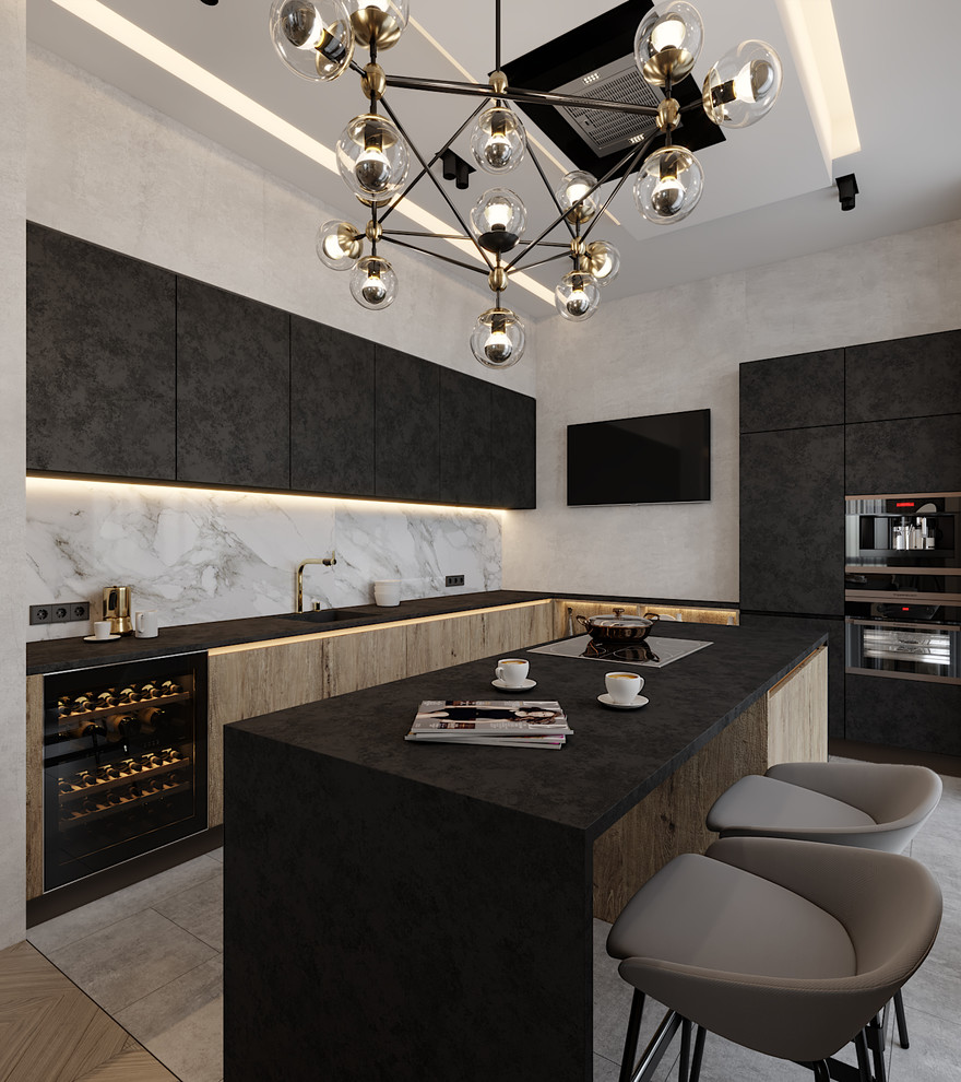 Роскошь в трехкомнатной квартире в ЖК  "Смольный Парк"