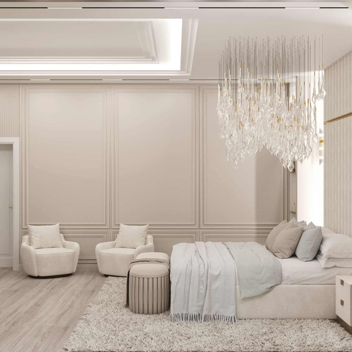 Спальня в неоклассике