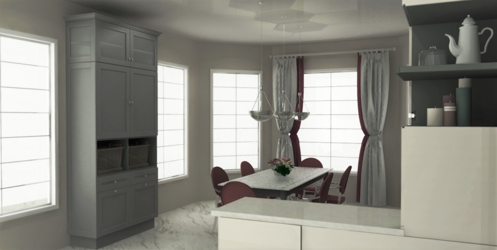 Обложка проекта: Кухонный гарнитур в стиле фьюжн