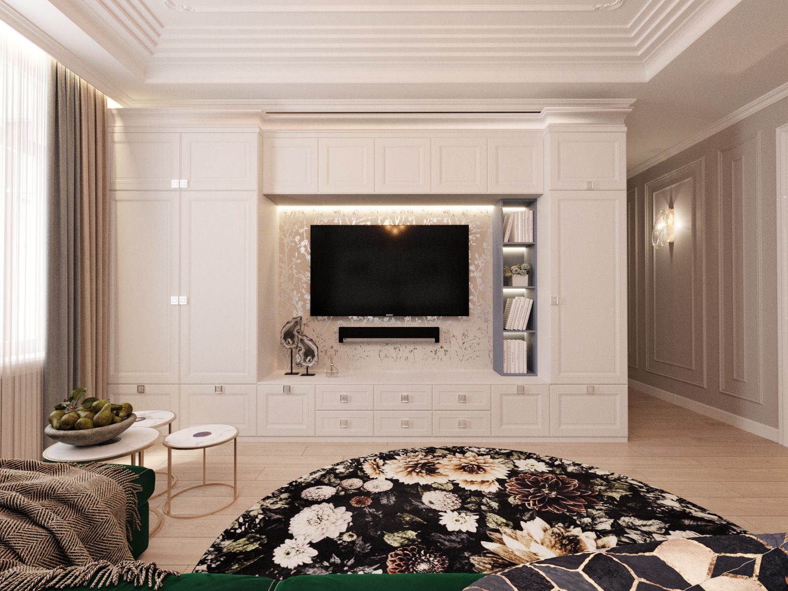 Обложка проекта: Дизайн проект квартиры для современной семьи