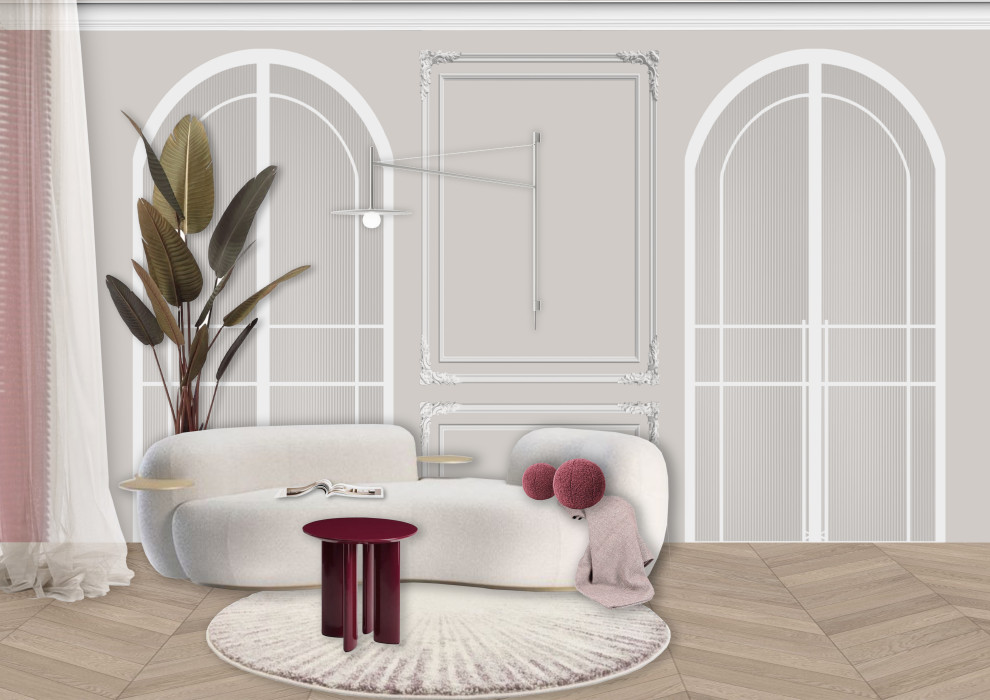 Стилевой коллаж гостиной