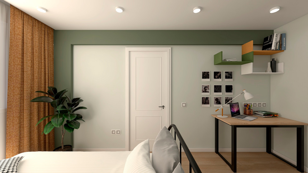 Сочный и бюджетный сканди интерьер