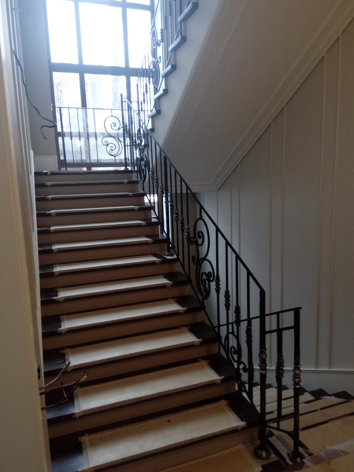 Обложка проекта: Облицовка каркаса массивом Ясеня+кованное ограждение