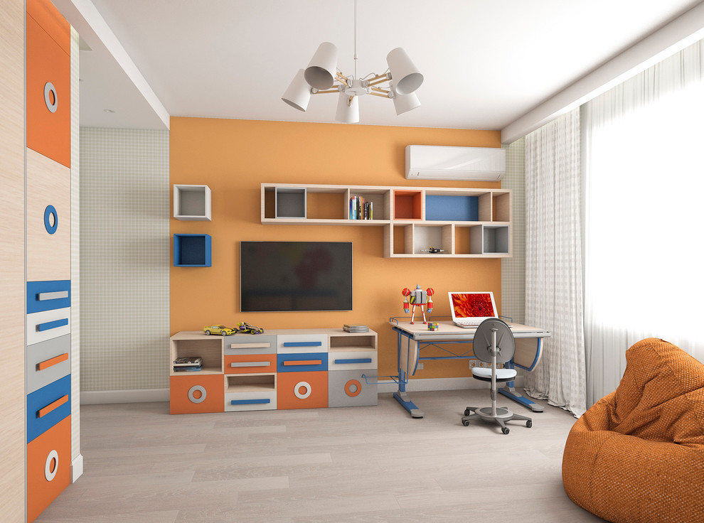 Детская для девочки и детская для мальчика. Визуализация.