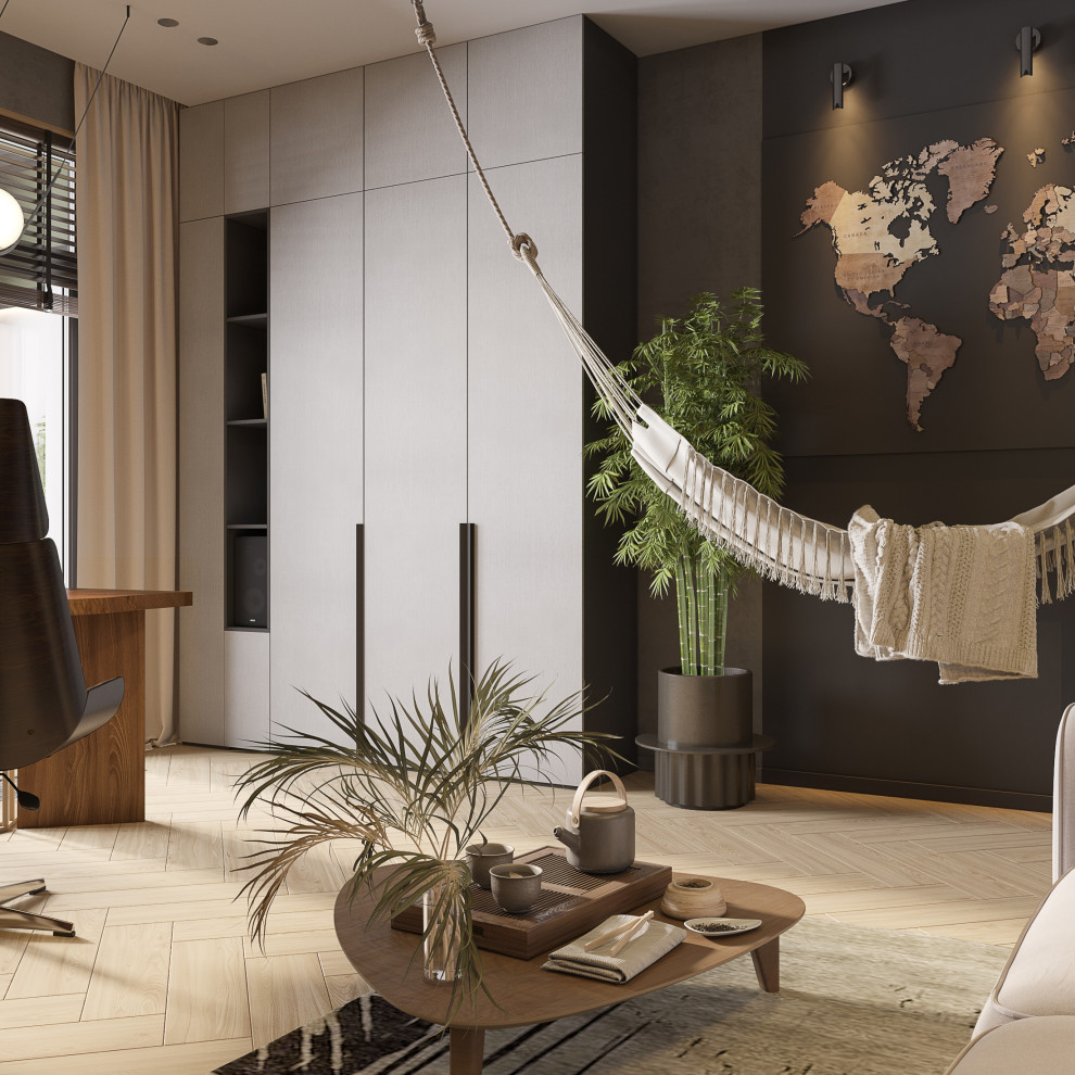 Дизайн интерьера квартиры в ЖК "FLORA&FAUNA"