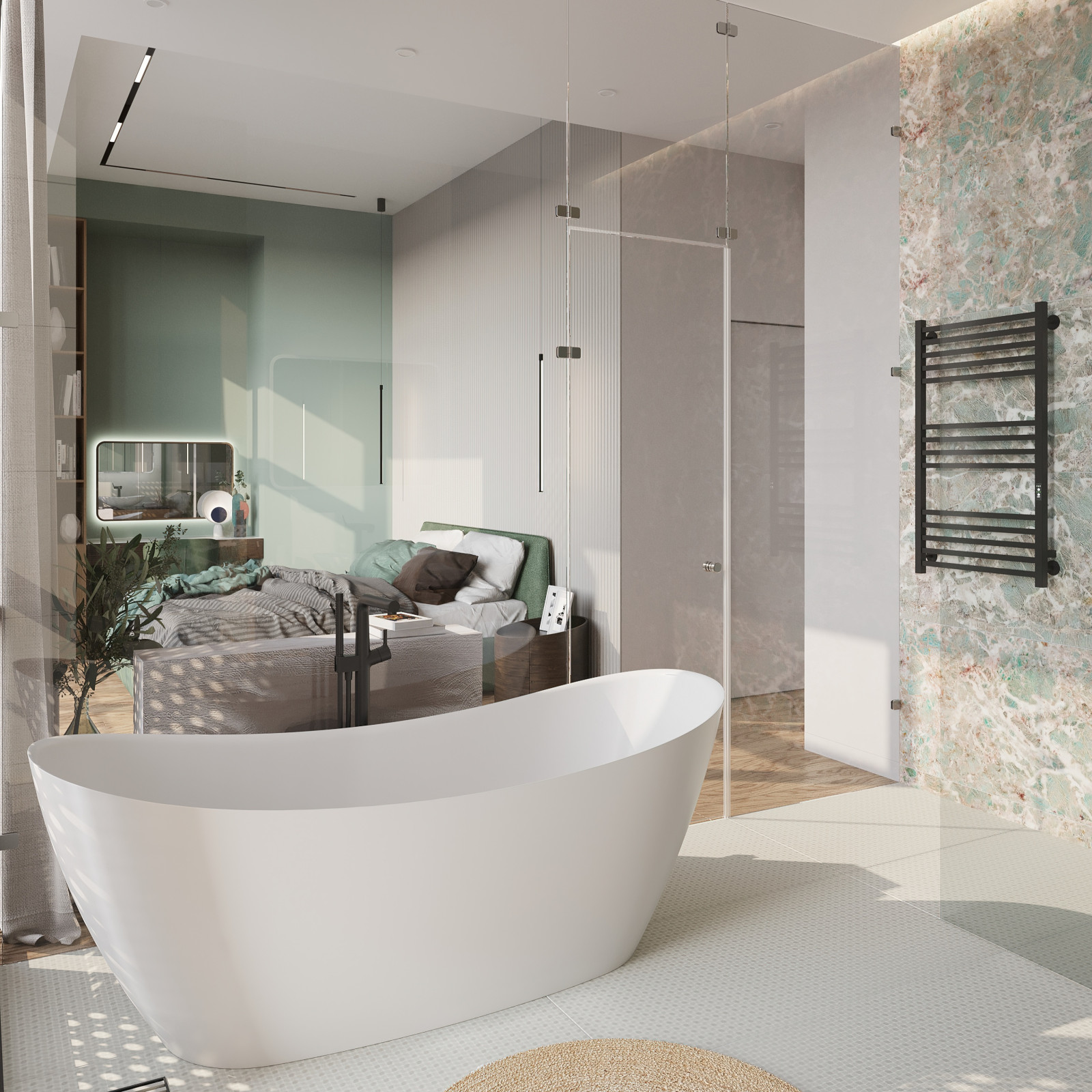 Ванная комната хозяйки