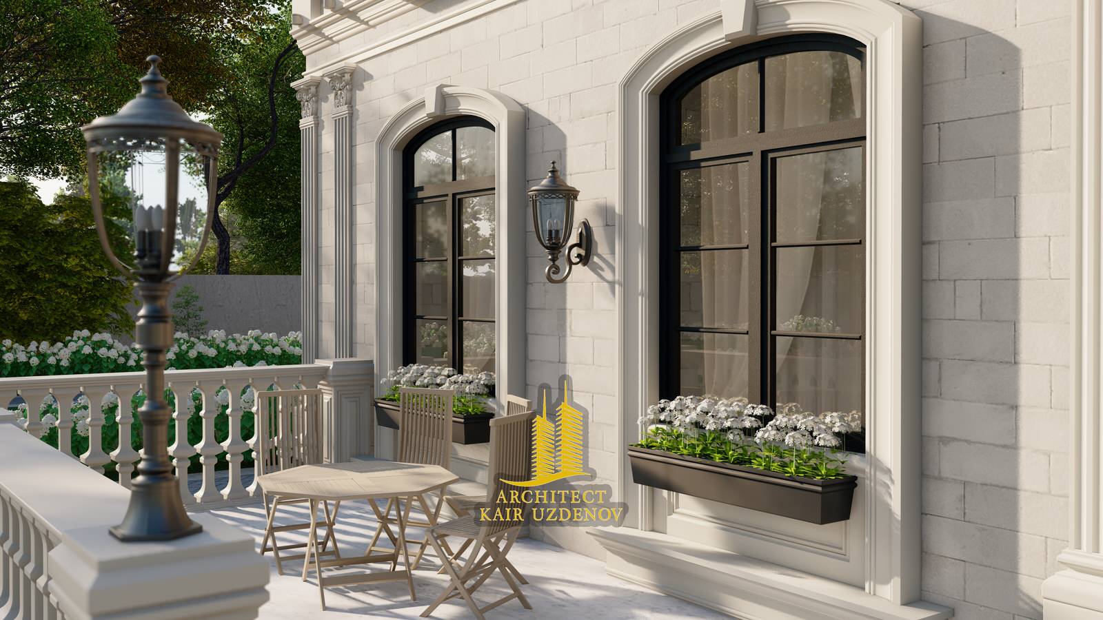 Проект дома в стиле Французский ренесанс