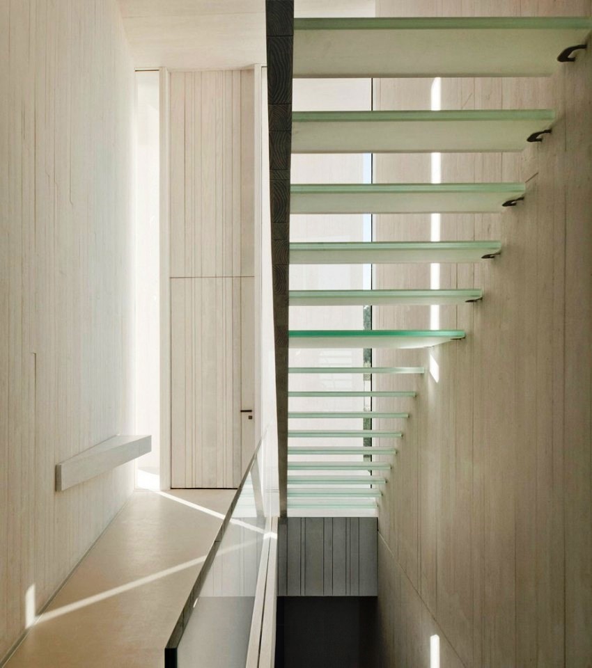 Стеклянные ограждения лестниц