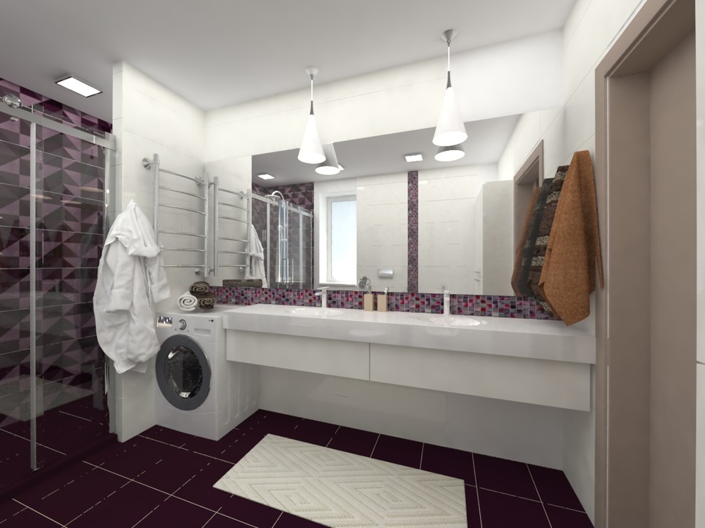 Две ванной комнаты в коттедже