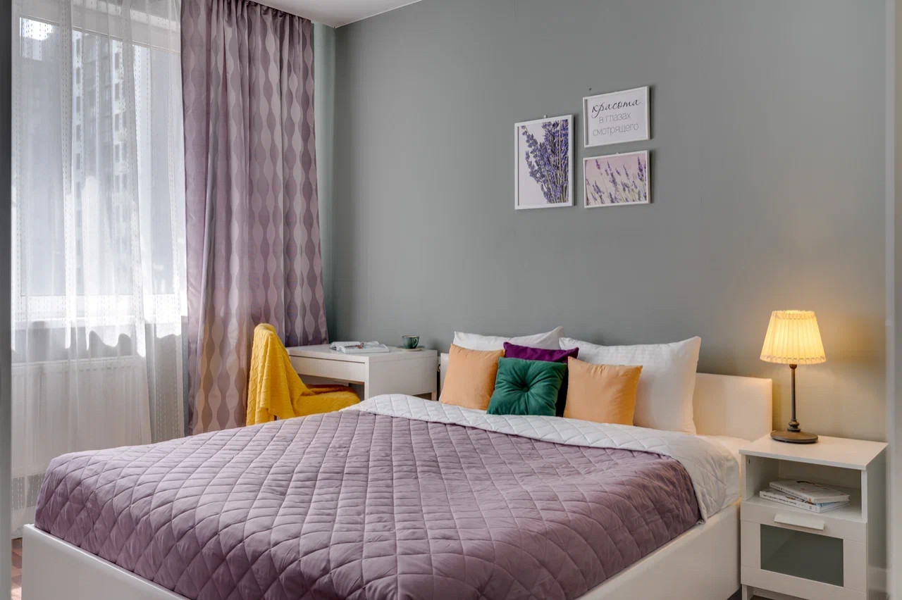 Хоумстейджинг квартиры для посуточной аренды в ЖК "Город"