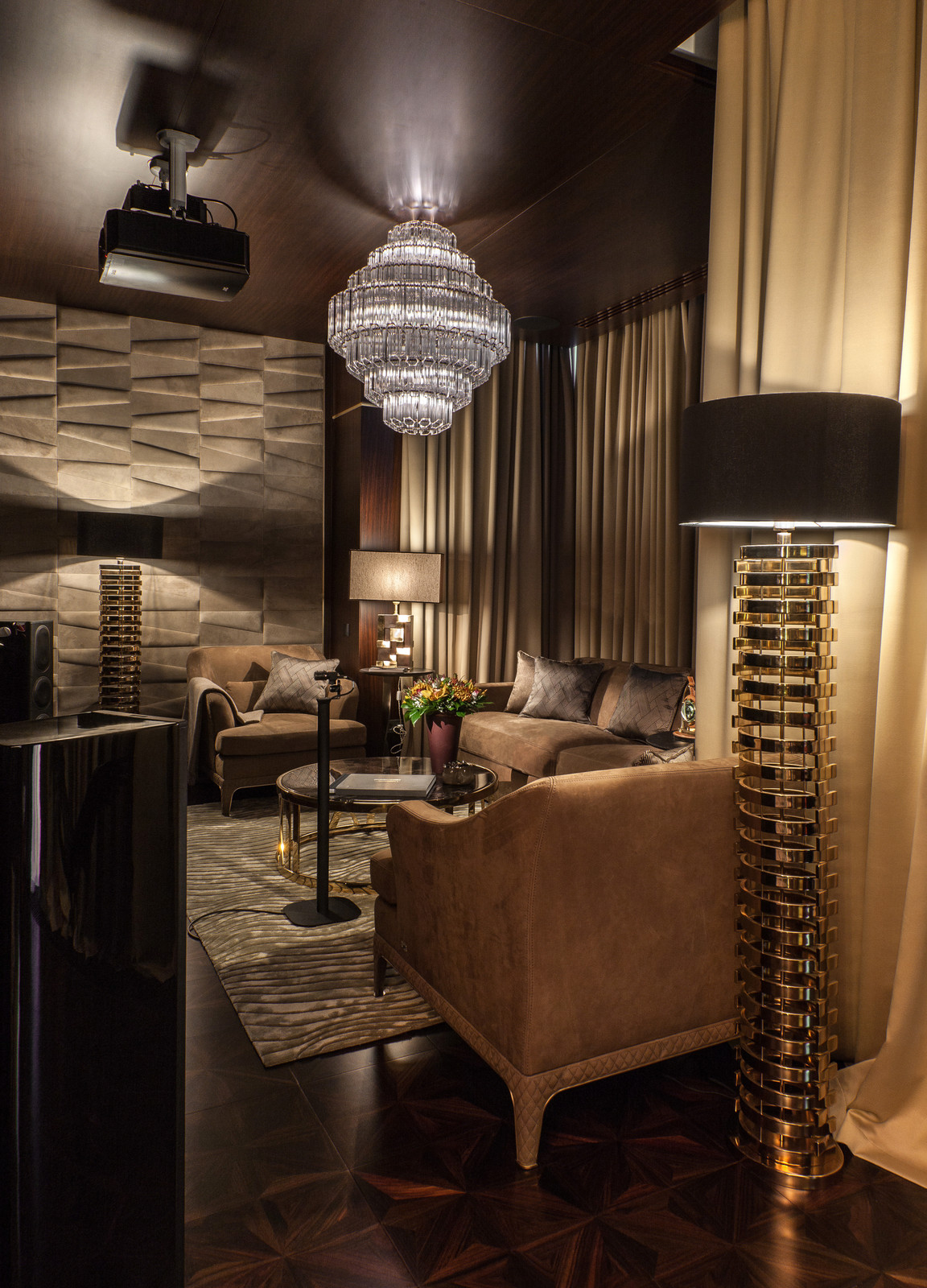 Квартира в темном стиле