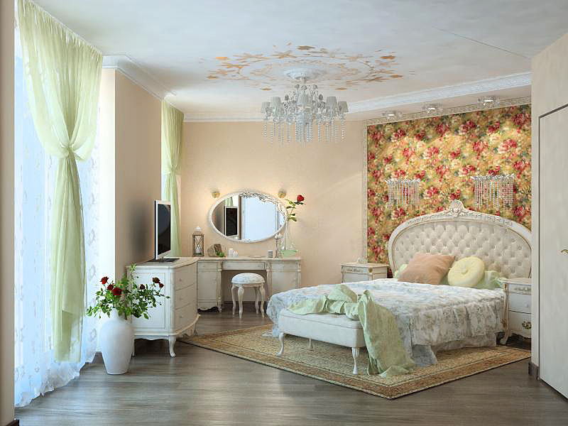 Интерьер квартиры  в классическом стиле