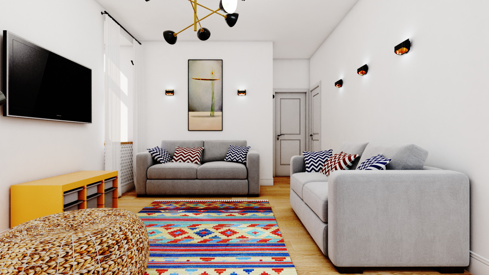 Таунхаус в 3 этажа