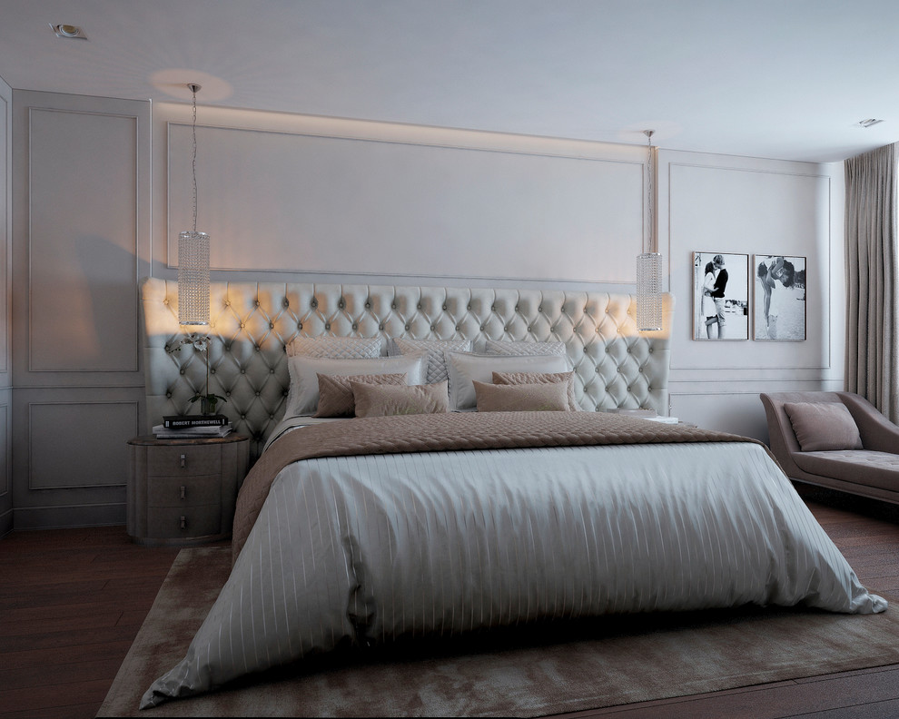 Квартира на Красной Пресне - современный стиль с элементами классики