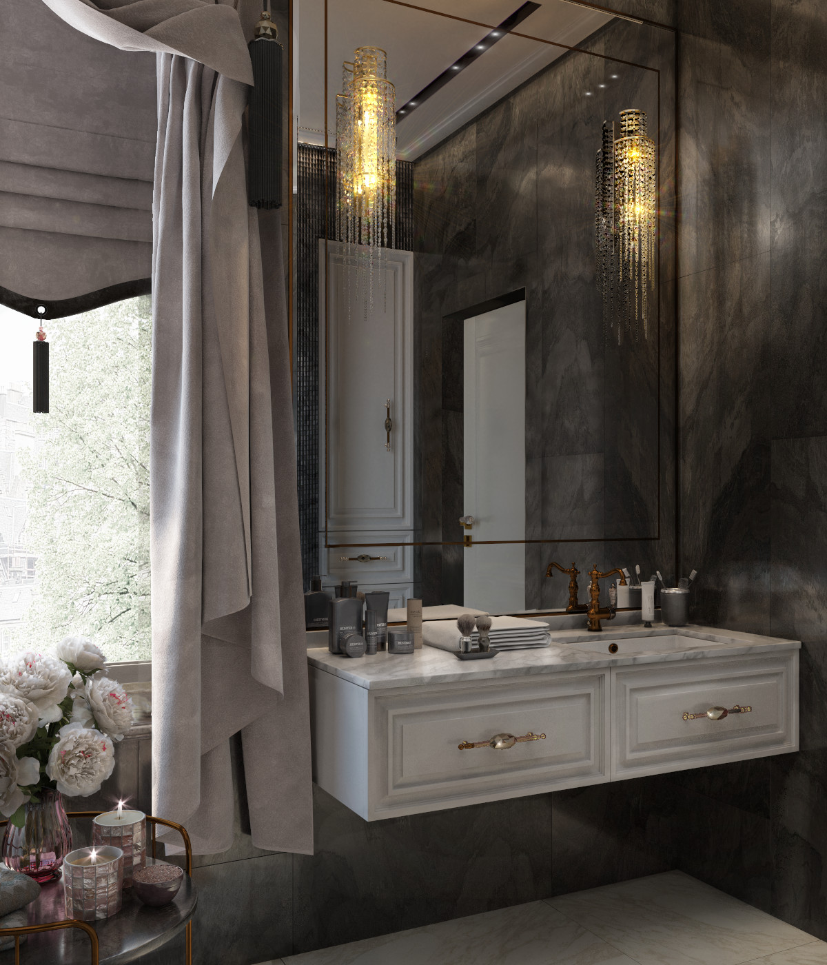 Ванна в стиле арт-деко