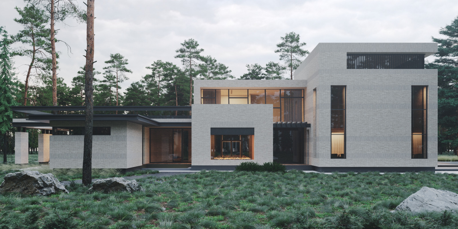 Дом с динамическим фасадом