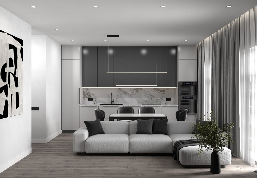 Обложка проекта: Таун-хаус в коттеджном поселке 3