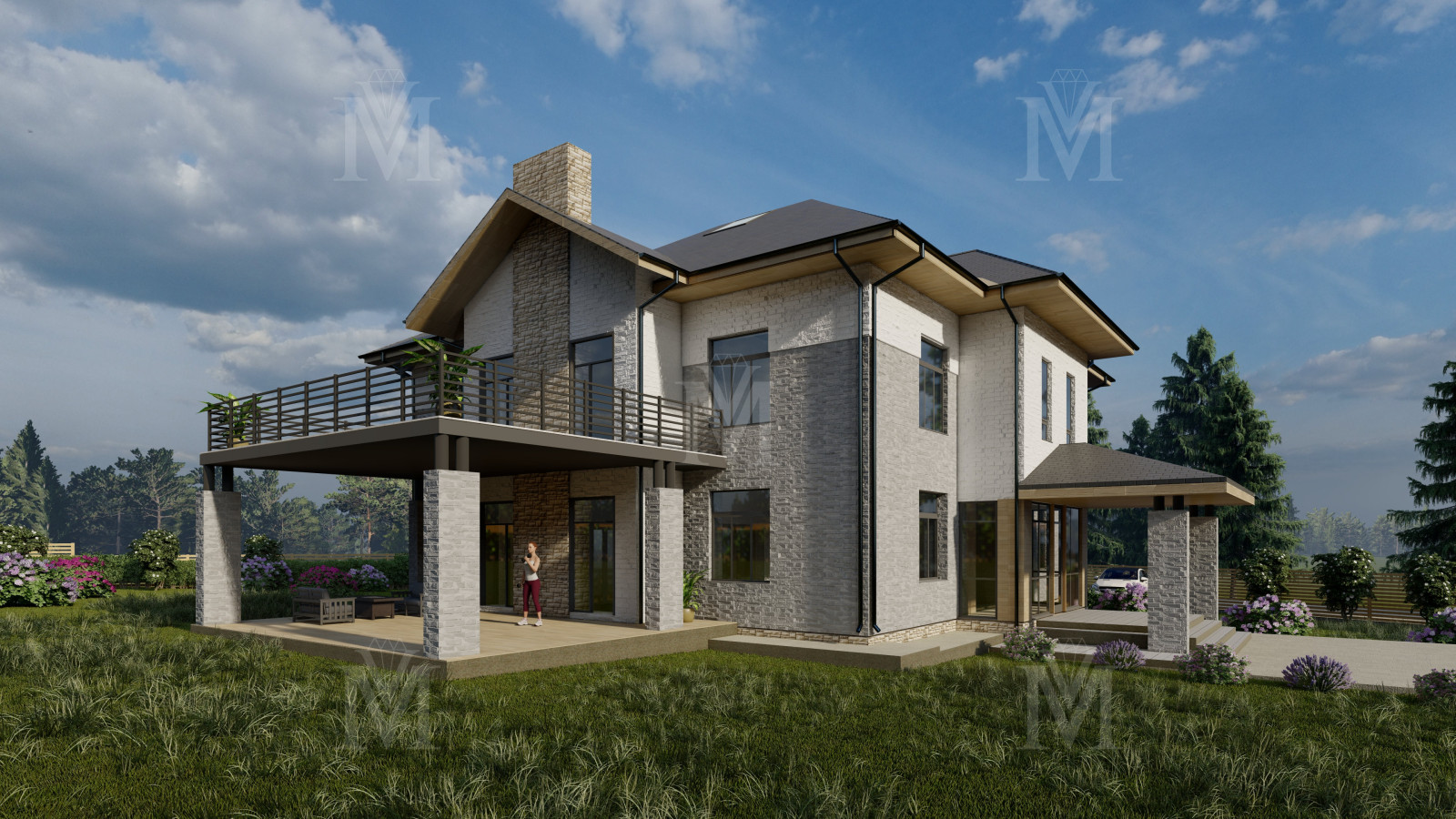 Обложка проекта: Коттедж по Васту 2021 г. Пермь