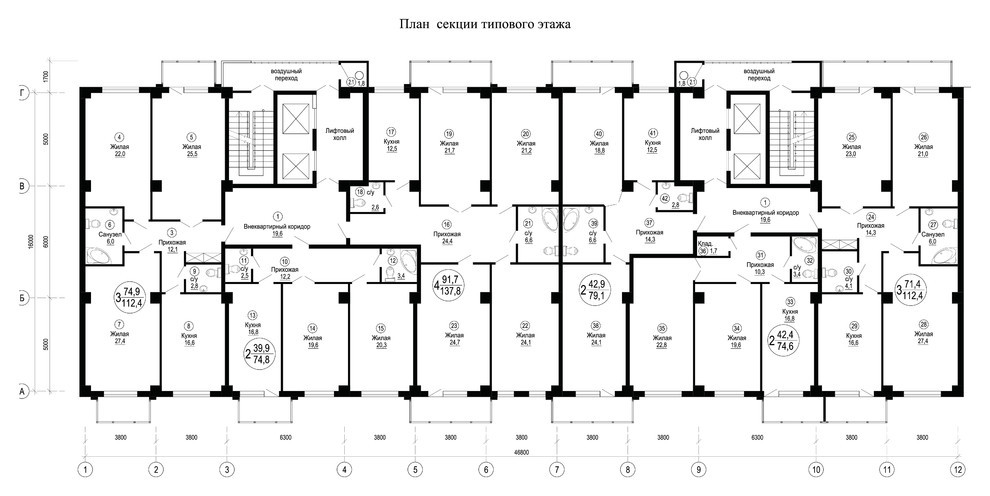 Обложка проекта: Многоквартирный дом в Казахстане г. Актау