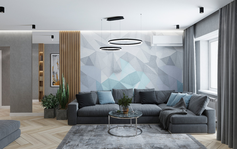 квартира минимализм 50м2