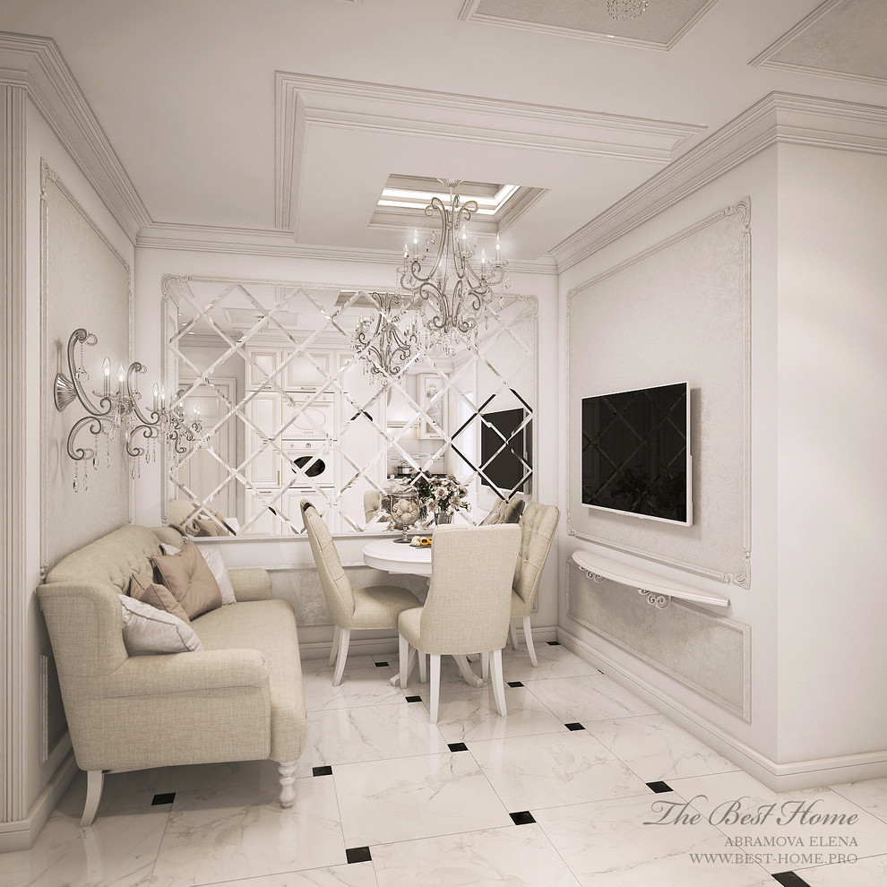 Обложка проекта: Светлая классика в Пушкине.Перепланировка однокомнатной квартиры в трехкомнатную