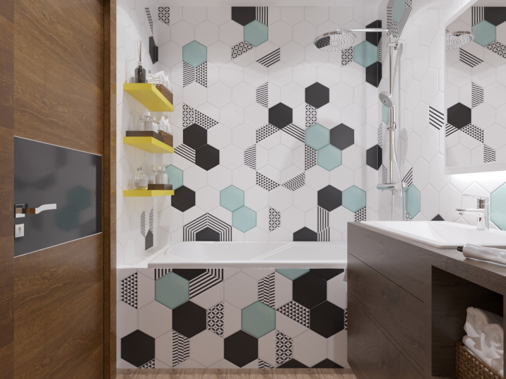 Дизайн-проект. 3-хкомнатная квартира в ЖК "Левобережный". Тула. 2017 г.