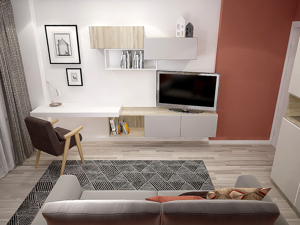 Дизайн евротрехкомнатной квартиры. Пложадь до 100 кв.м.