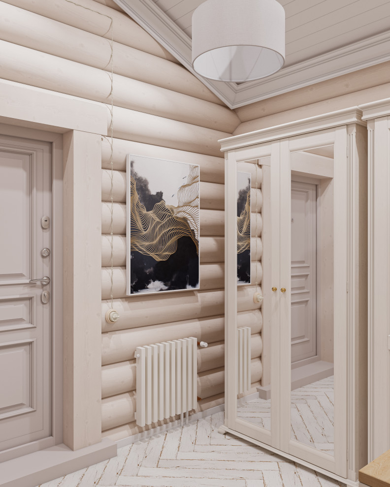 Авторский дом из бревна 135 м² для семьи с двумя детьми в КП Золотые Сосны