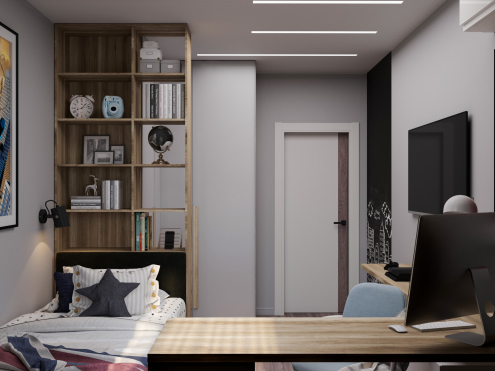 Детская для мальчика в загородном доме. Кемеровская обл.