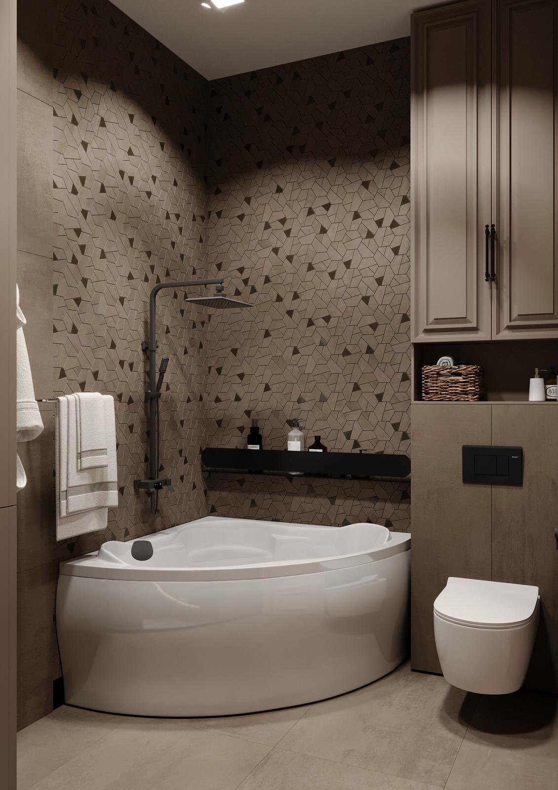 Ванная в стиле Неоклассика