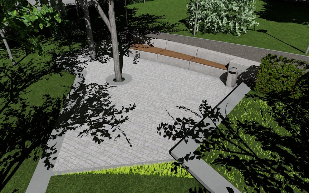 Эскизный проект благоустройства сквера у НТИ НИЯУ МИФИ Новоуральск.