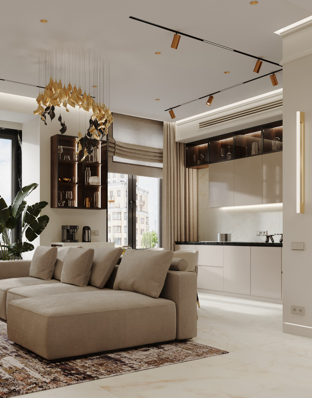 Современная семейная квартира 92 м² в ЖК бизнес-класса - Вест Гарден