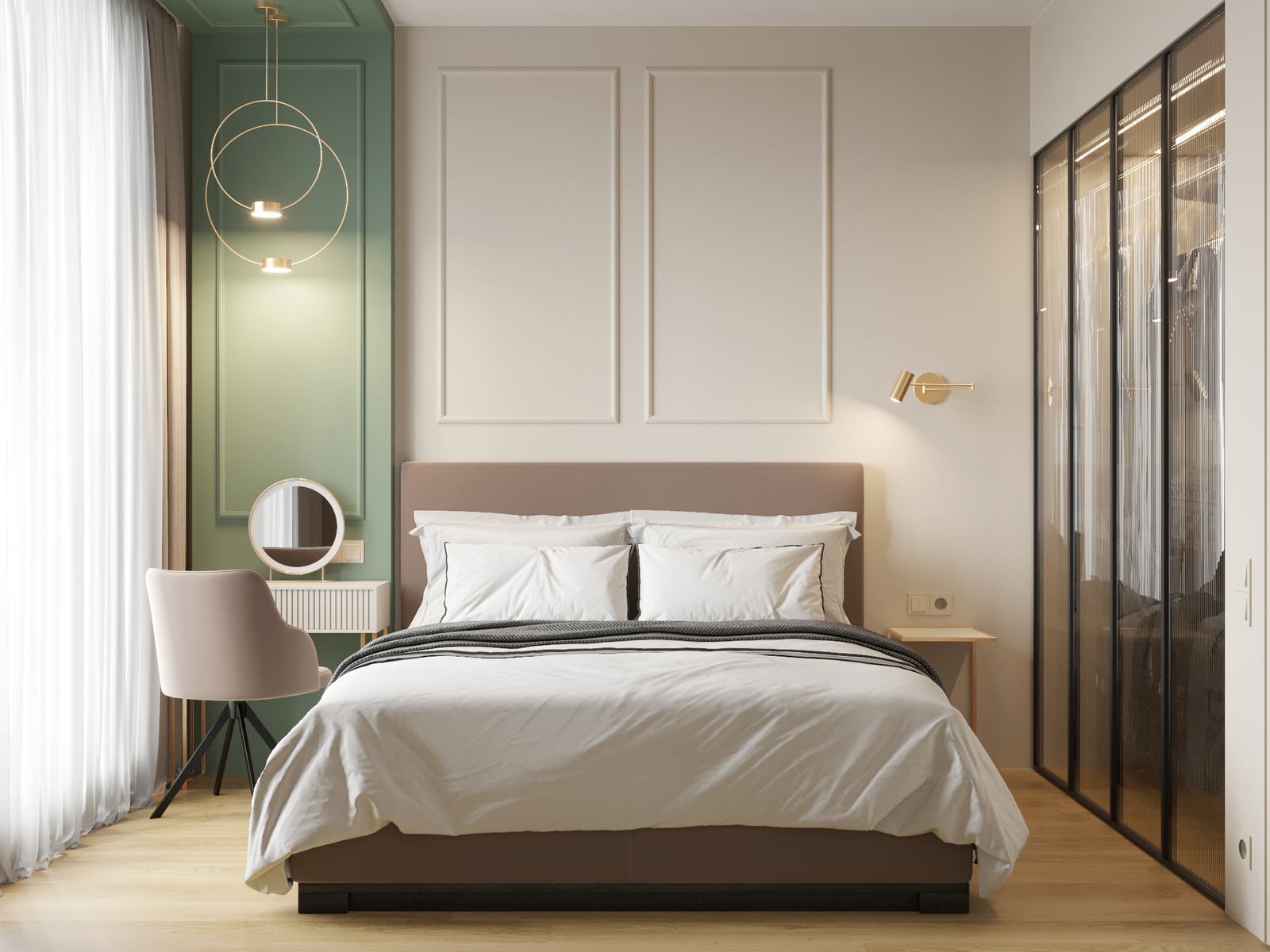 Мягкий нтерьер для леди.