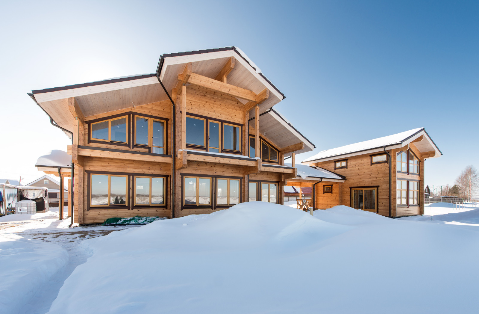 Обложка проекта: Дом из клееного бруса К-281