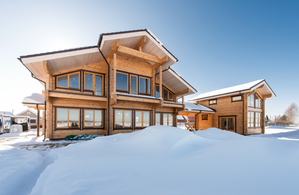 Обложка проекта: Дом из клееного бруса К-281