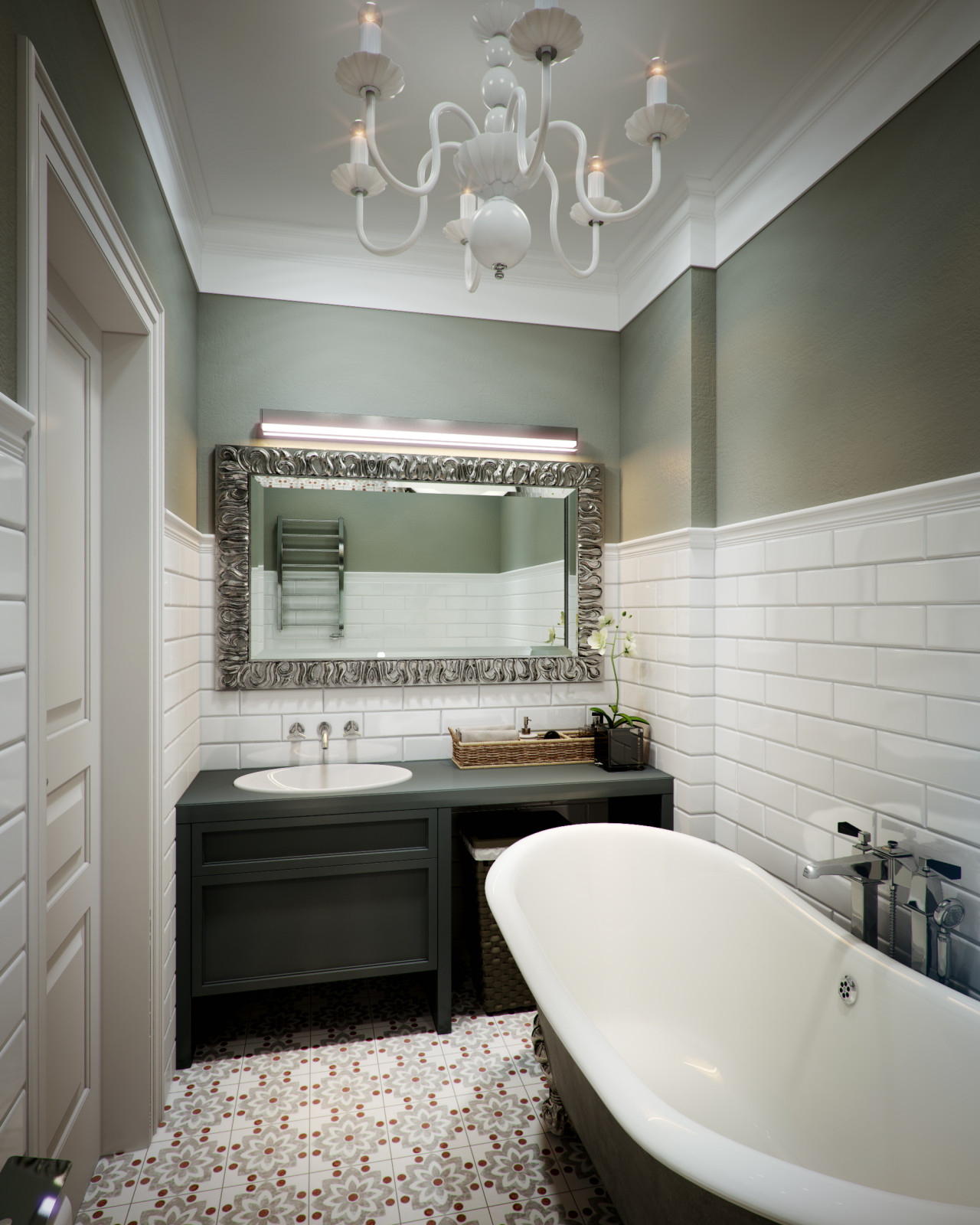 Квартира в Скандинавском стиле 130 м2