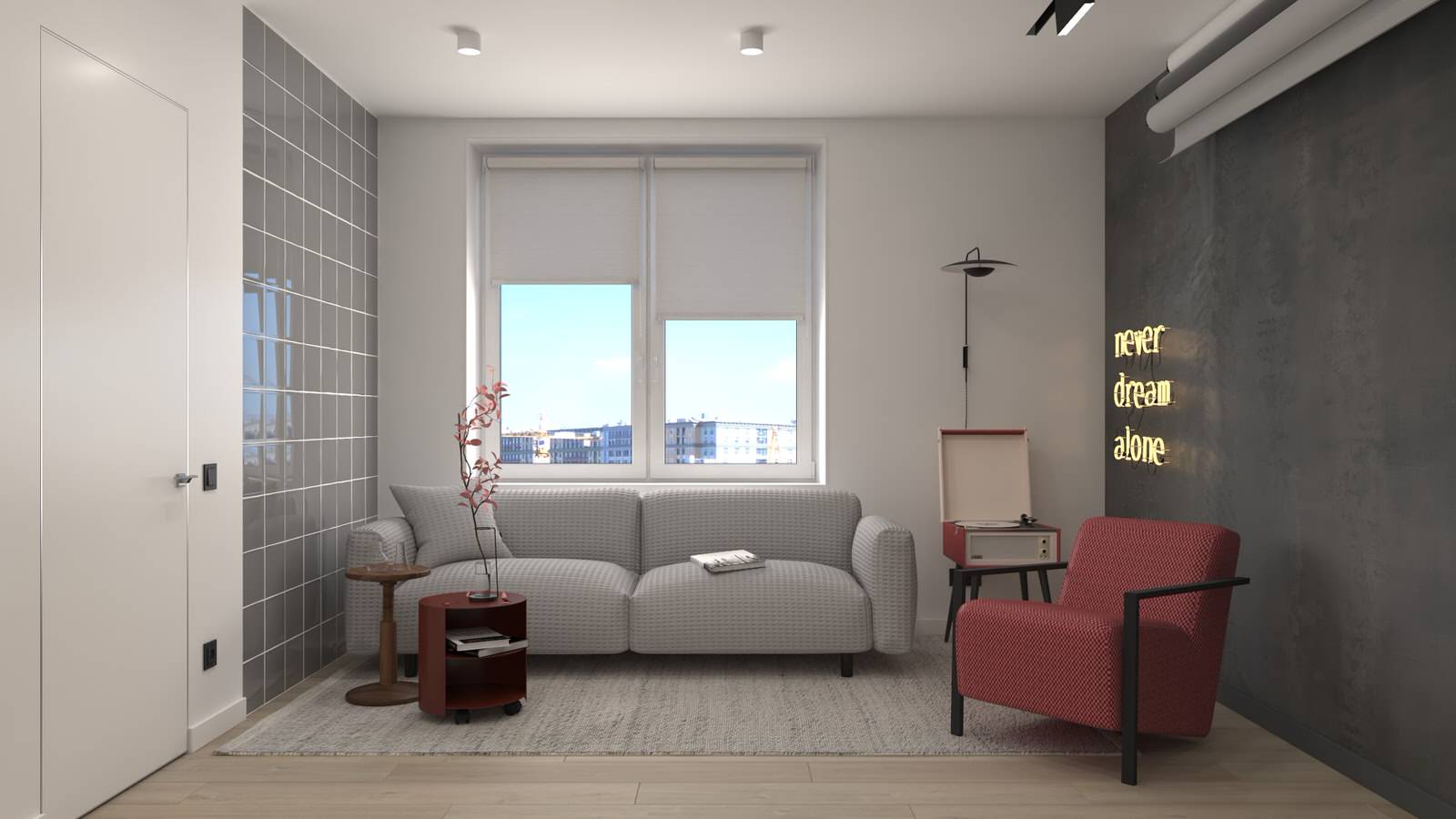 Квартира для пары фотографов в ЖК "Галактика"