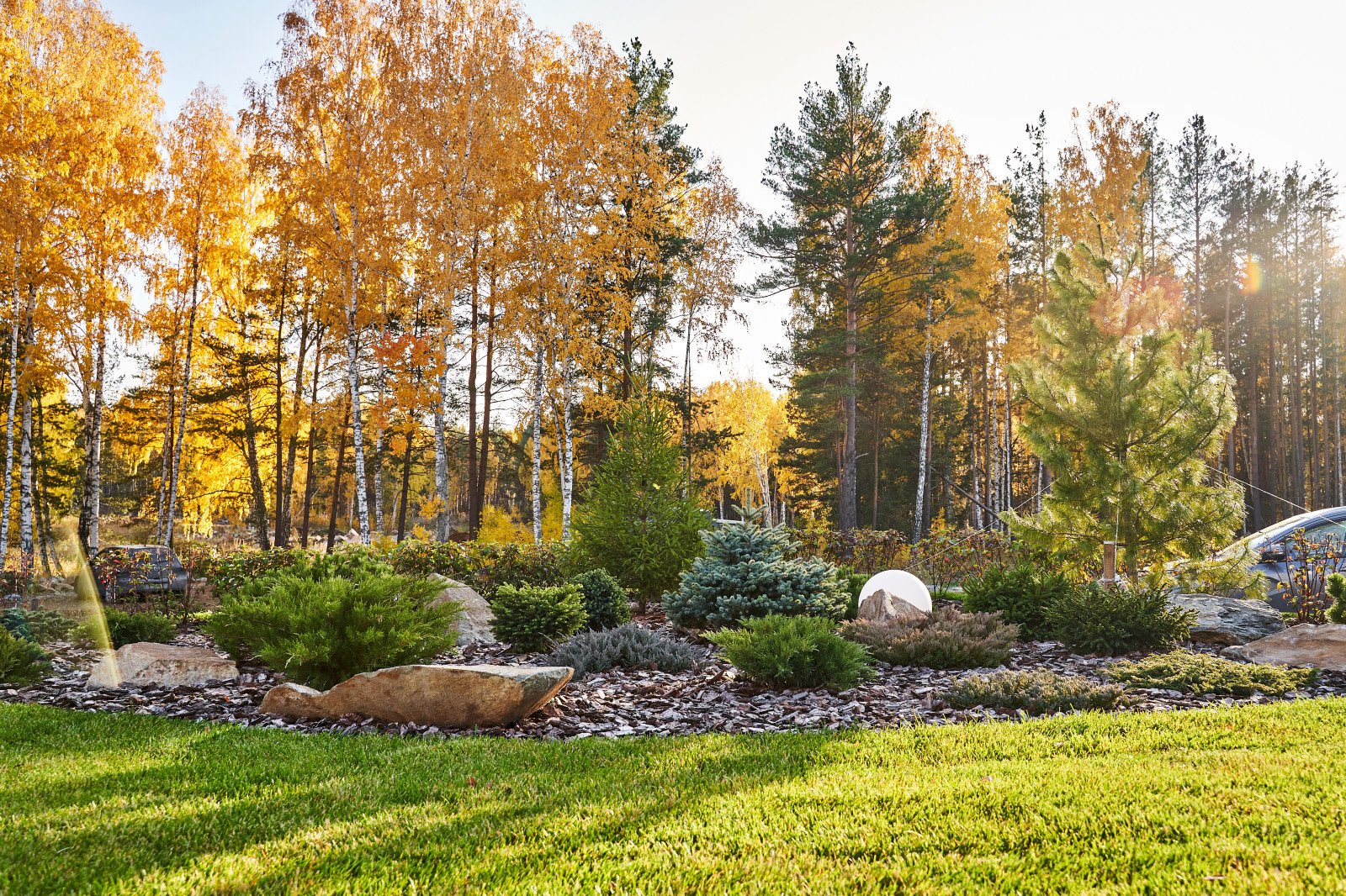 Минимум растений - максимум газона