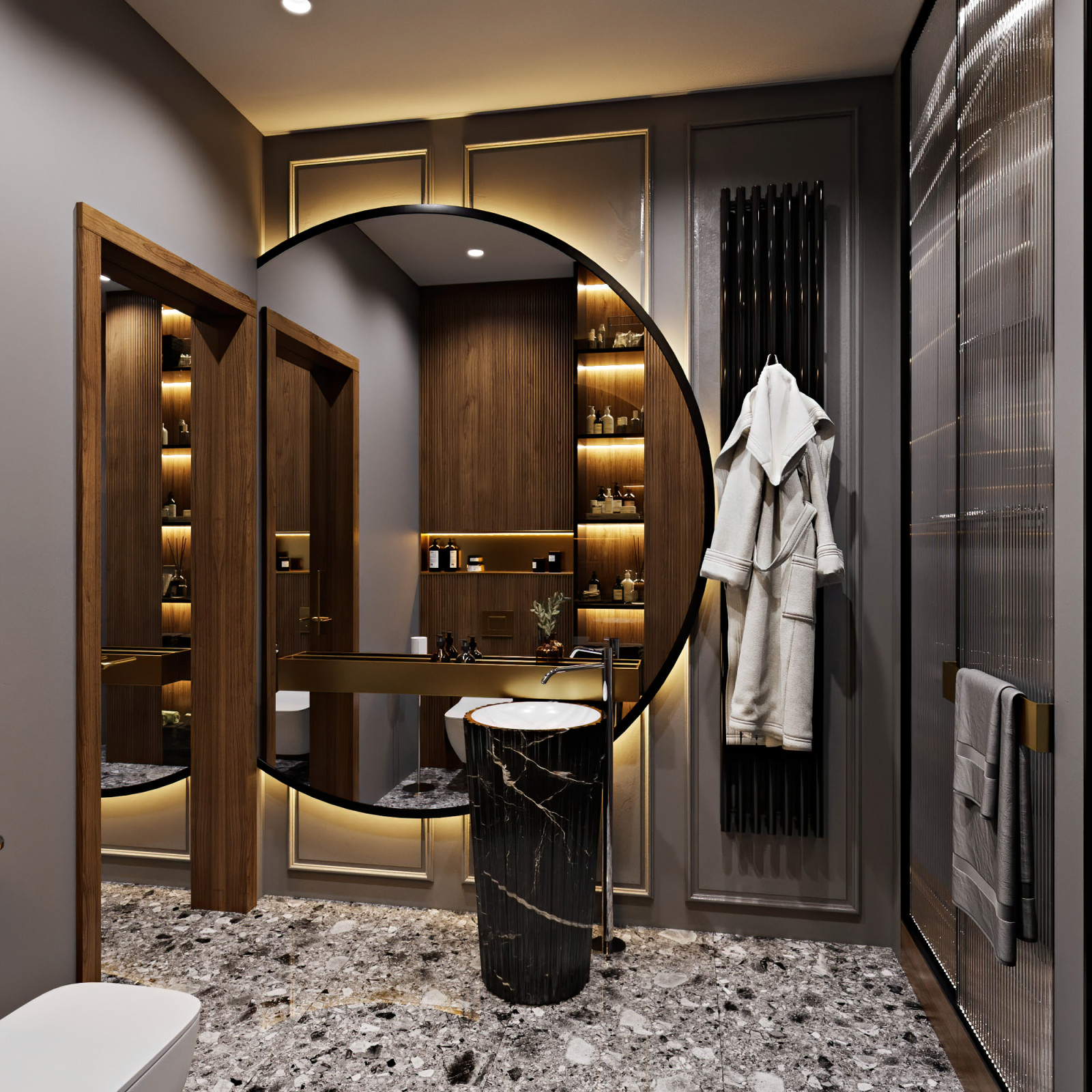 Гостевой санузел 1 этаж