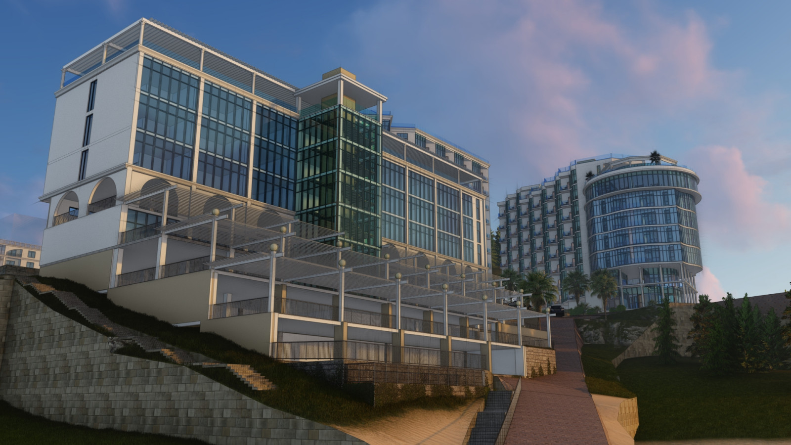 Эскизный проект развития санатория "Кудепста"