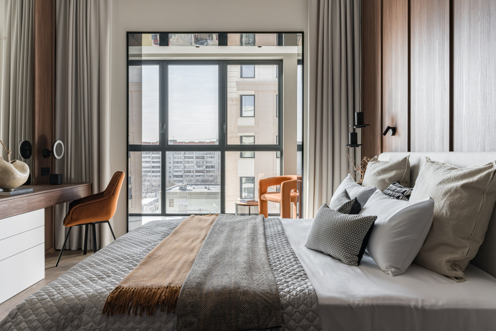 Квартира для активной семьи в минималистичном стиле