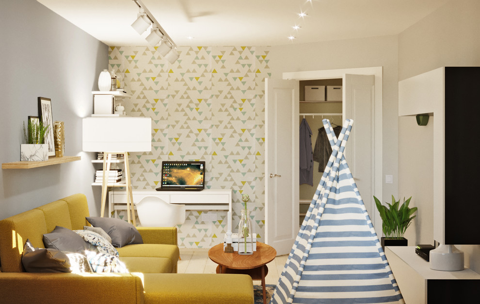 Светлая и лаконичная квартира для семьи с двумя детьми